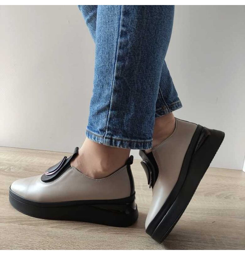 Ежедневни дамски обувки  061 2450 Visione + черно - бежово DOGATI