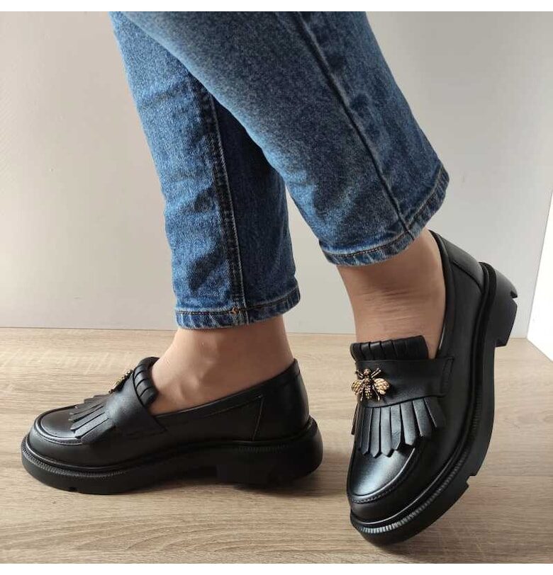 Ежедневни дамски обувки  126324 Black - черни Nicolis