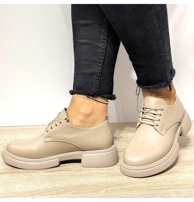 Ежедневни дамски обувки  3136-1 Beige - Бежови PERLLA