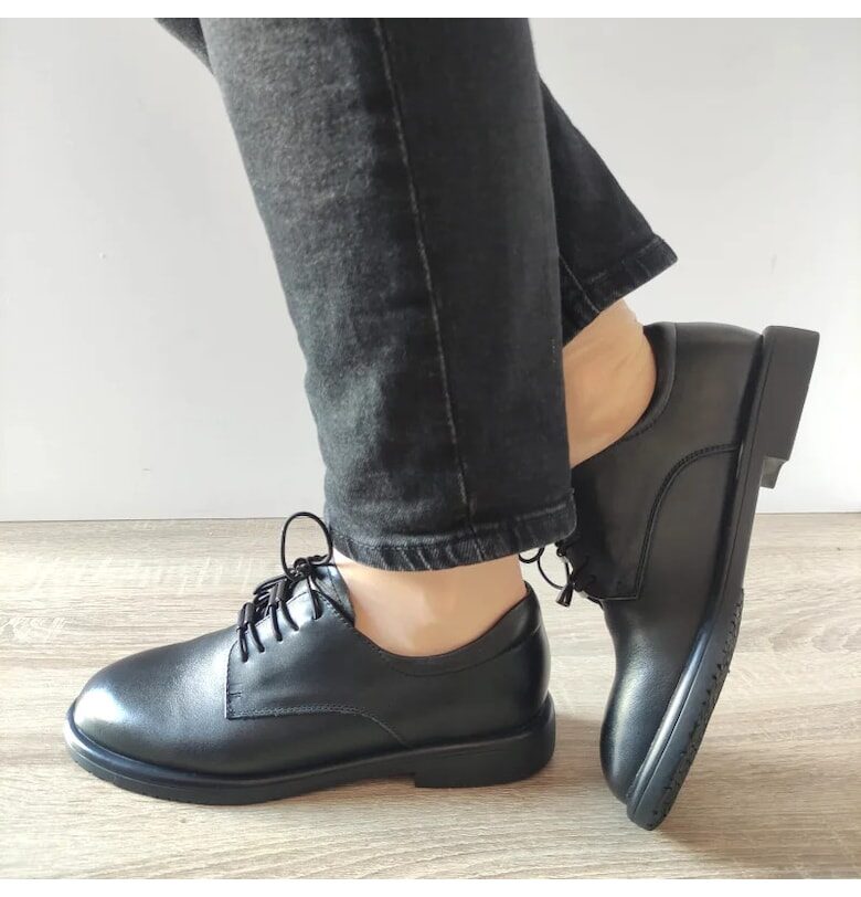 Ежедневни дамски обувки  7Id380-8-529 Черни - Черни Pass