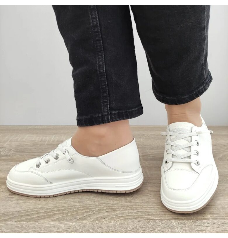 Ежедневни дамски обувки  89198-8 Бели - Бял FRANCO GERARDO