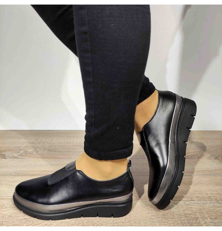 Ежедневни дамски обувки  952-3 Black - черни PERLLA