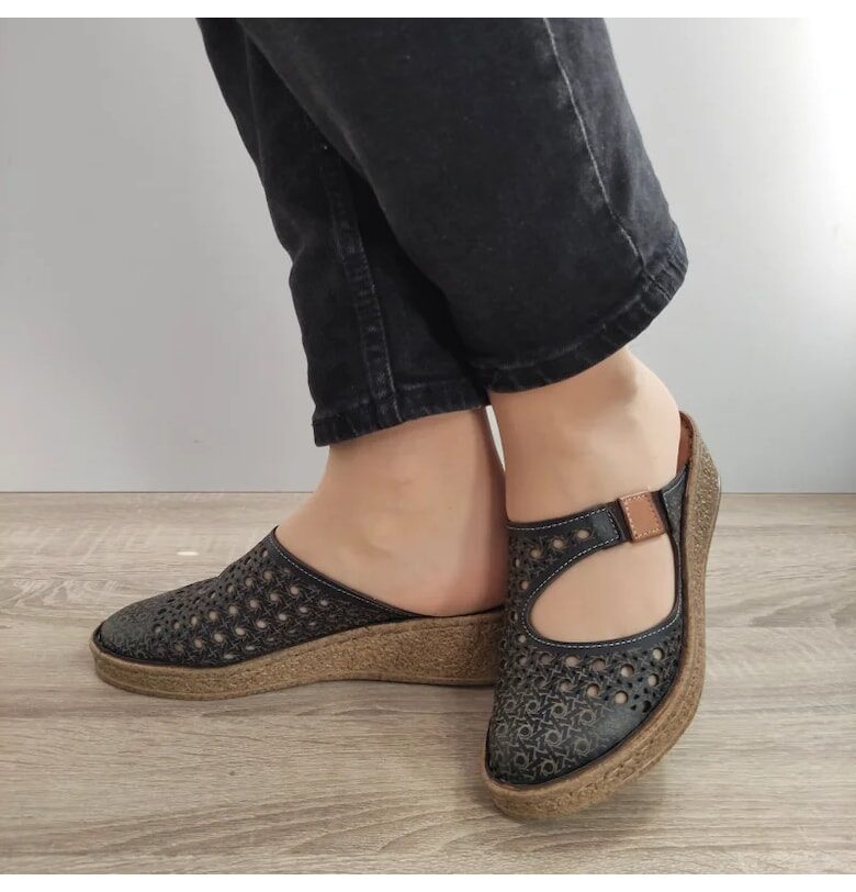 Ежедневни дамски сабо  6410-1 Черни - Черно DOGATI