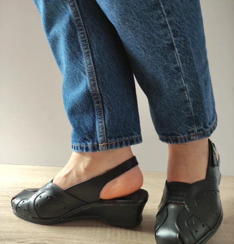 Ежедневни дамски сандали  0019Pt Roma 01-N Черни - Черно Suave