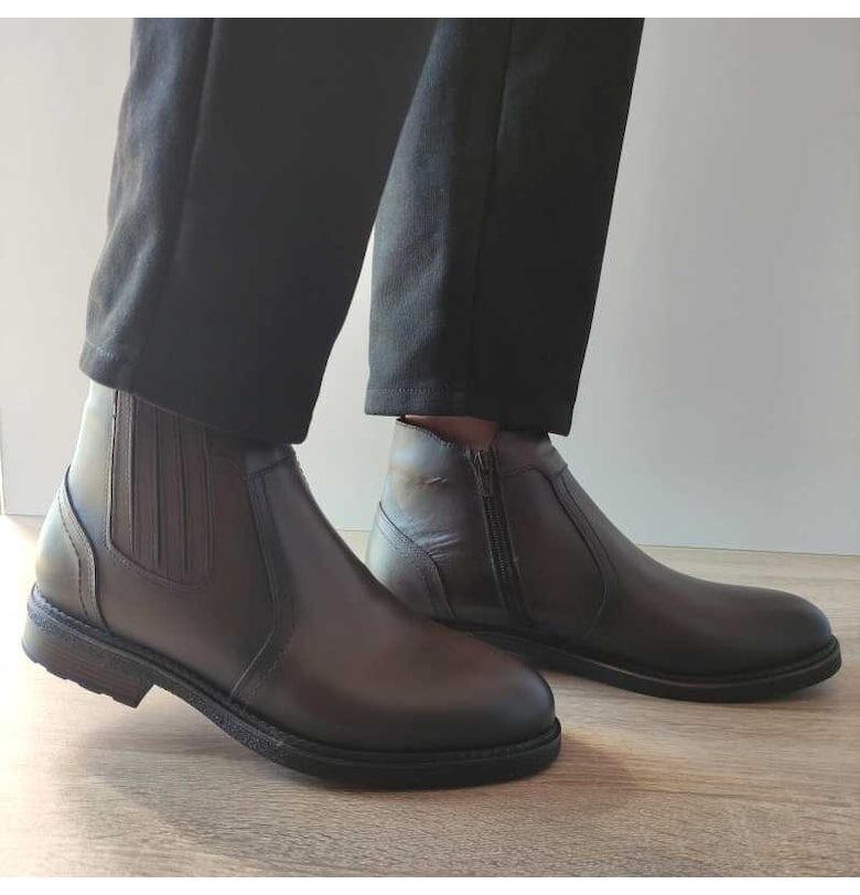 Ежедневни мъжки боти  41102 Тъмнокафяви - Кафяви Nicolis