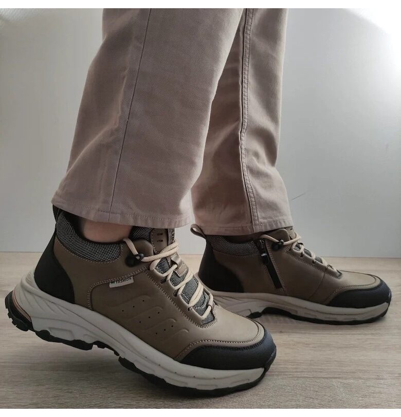 Ежедневни мъжки боти  E3122 Khaki - Каки FRANCO GERARDO