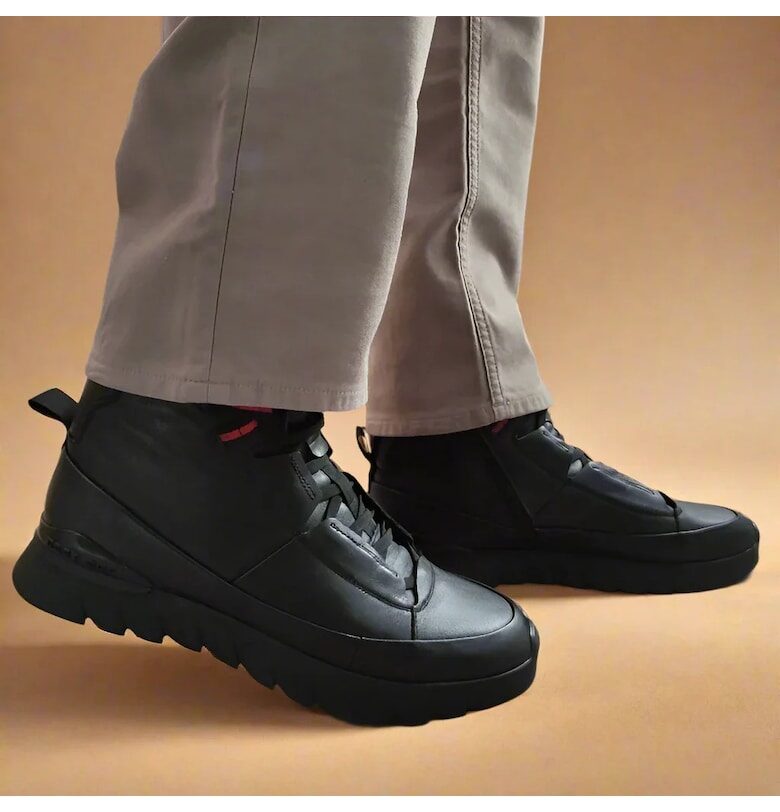 Ежедневни мъжки боти  E601 Black - черни FRANCO GERARDO