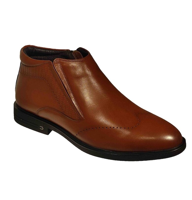 Ежедневни мъжки боти  El17 Brown - Cognac Brown ELDEMAS