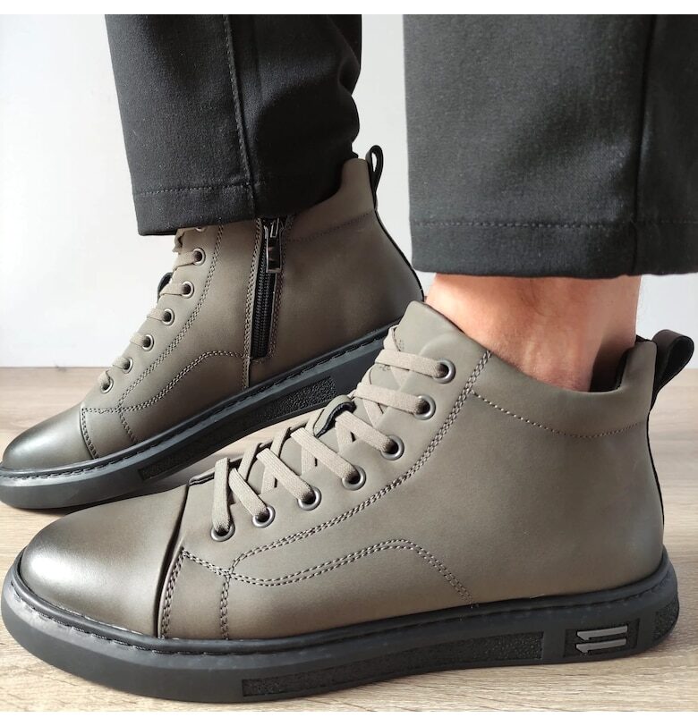 Ежедневни мъжки боти  H6008 Grej - 41 - Grej FRANCO GERARDO