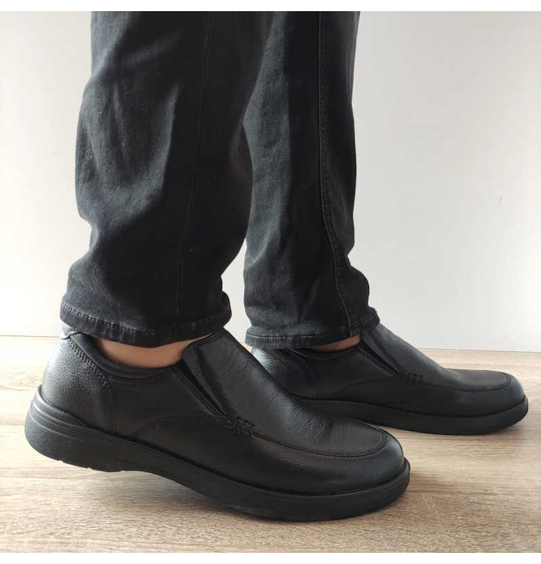 Ежедневни мъжки обувки  14600-43 Black - черни Caprice