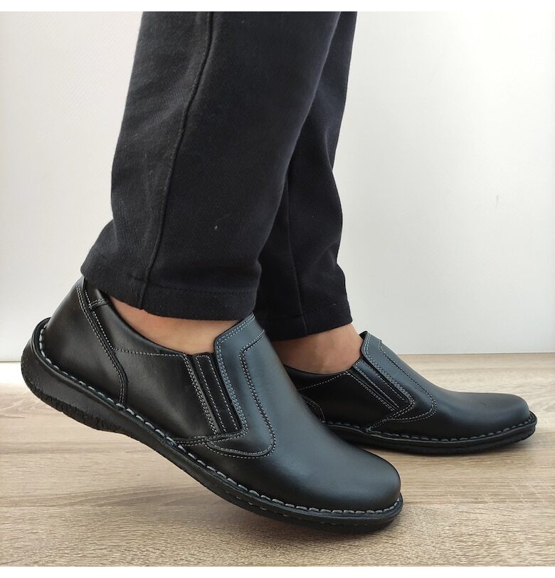 Ежедневни мъжки обувки  202316 Black - Черни Nicolis