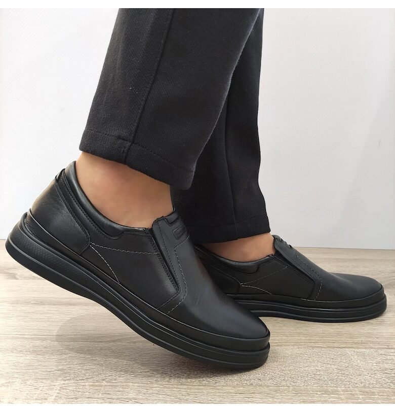 Ежедневни мъжки обувки  207637 Black - Черни Nicolis