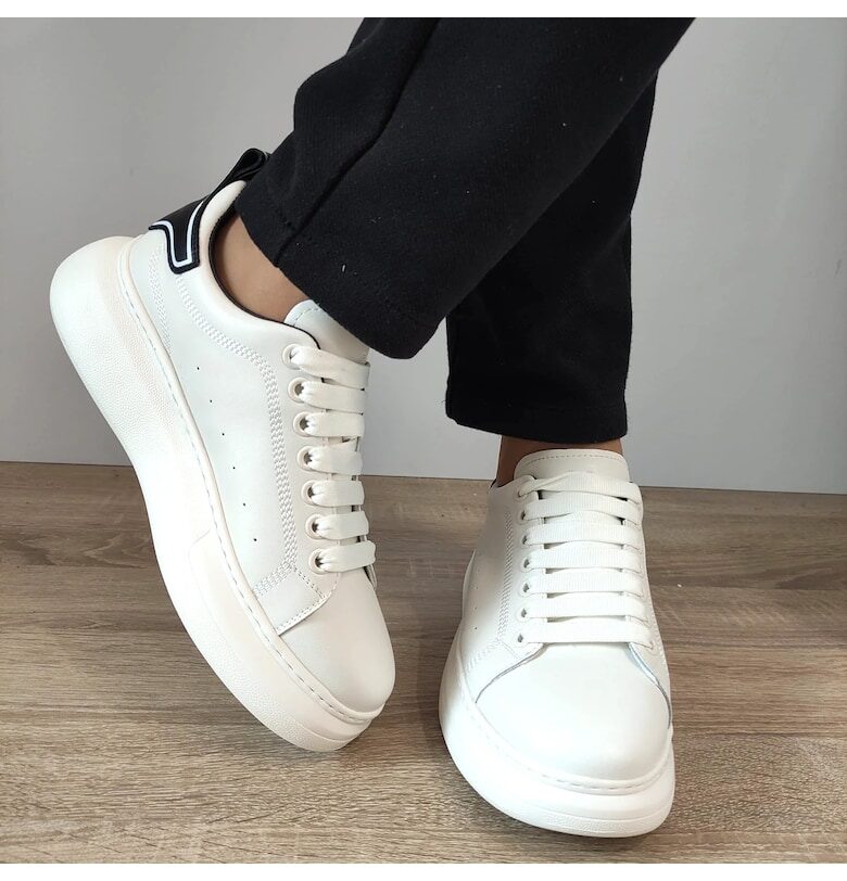 Ежедневни мъжки обувки  3221 Бяло + Черно - Бяло FRANCO GERARDO