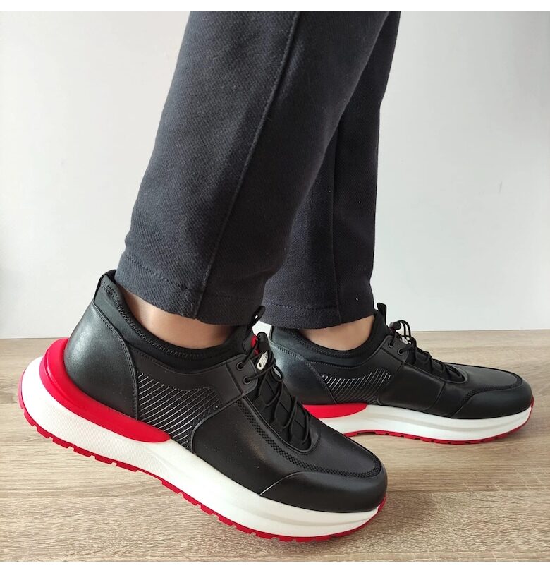 Ежедневни мъжки обувки  640015A L2-Z Black - Черни Otter