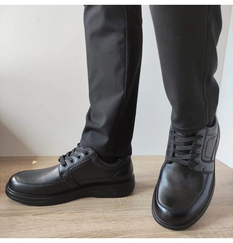 Ежедневни мъжки обувки  7D1903 Black - черни Mels