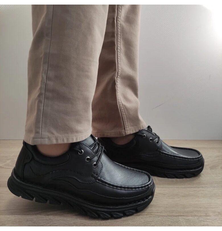 Ежедневни мъжки обувки  85159 Black - черни Berliner