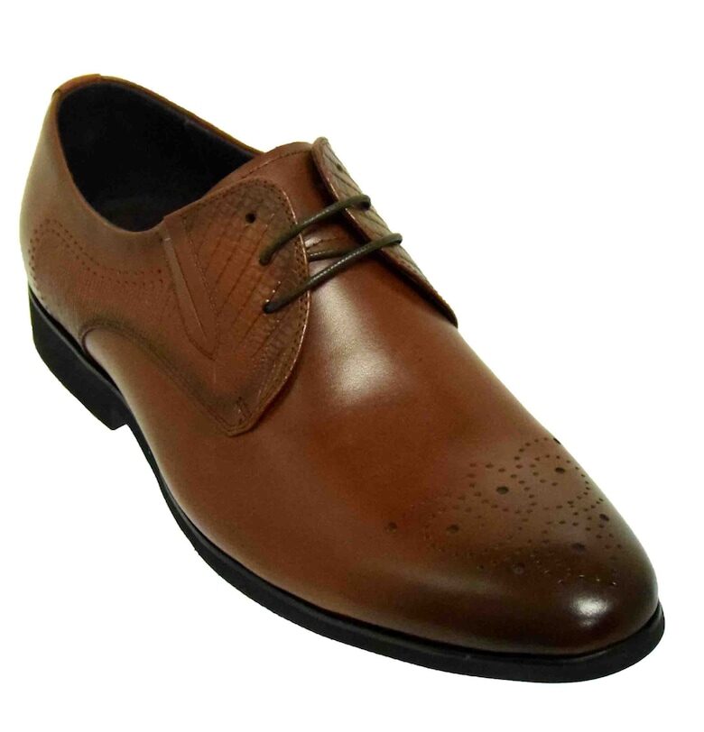 Ежедневни мъжки обувки  El21 - Cognac Brown ELDEMAS