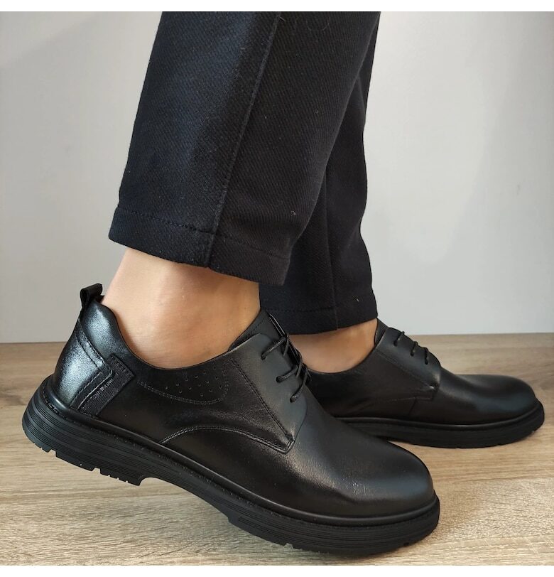 Ежедневни мъжки обувки  Wm2529 Black - 42 - черни Mels