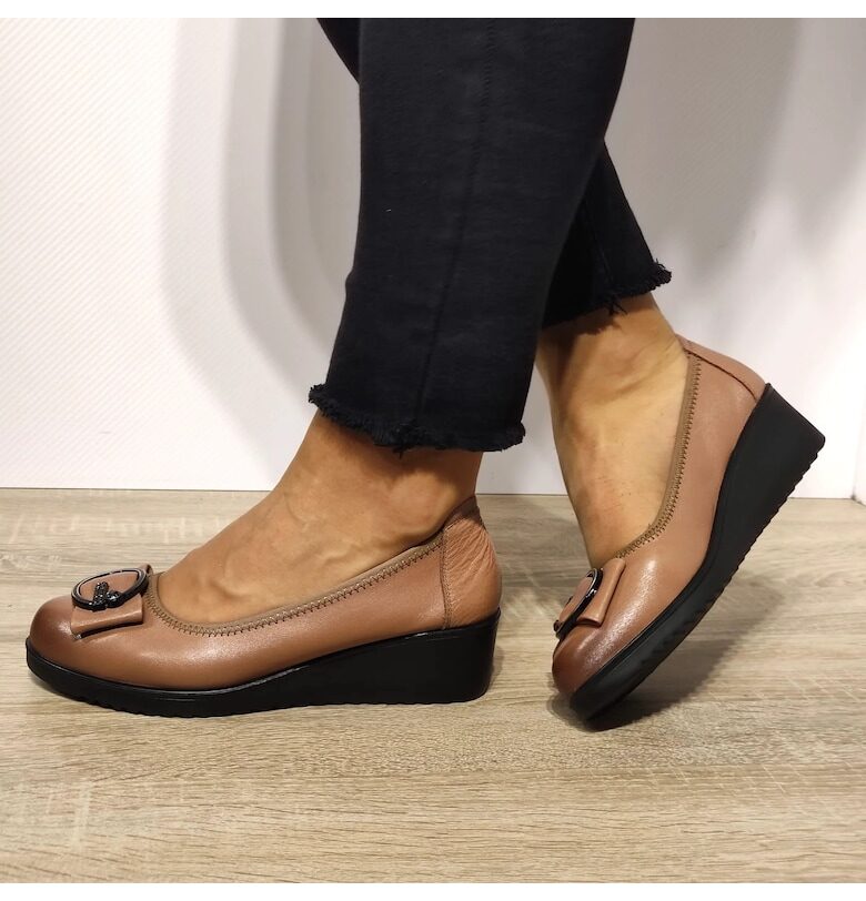 Ежедневни обувки Дамски  220711 Apricot - Кайсия FORMAZIONE