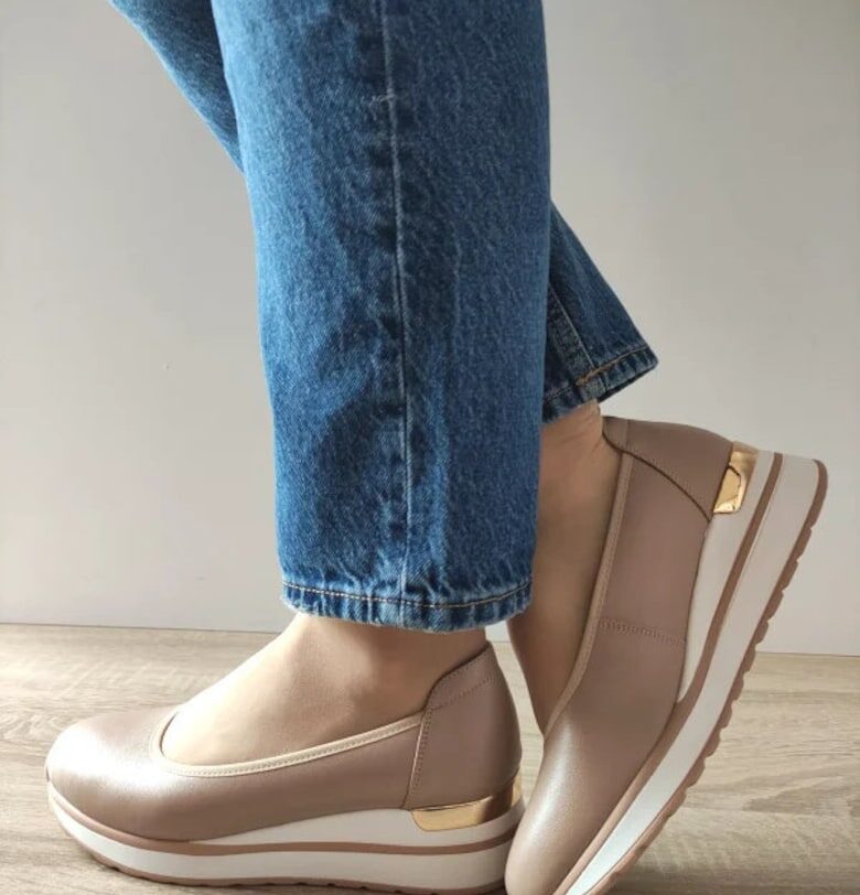 Ежедневни обувки - Дамски  860007C 03-N - Бежово Кайсия - Бежово Pass