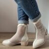 Ежедневни перфорирани обувки Дамски  630037 Beige - 37 - Beige FORMAZIONE
