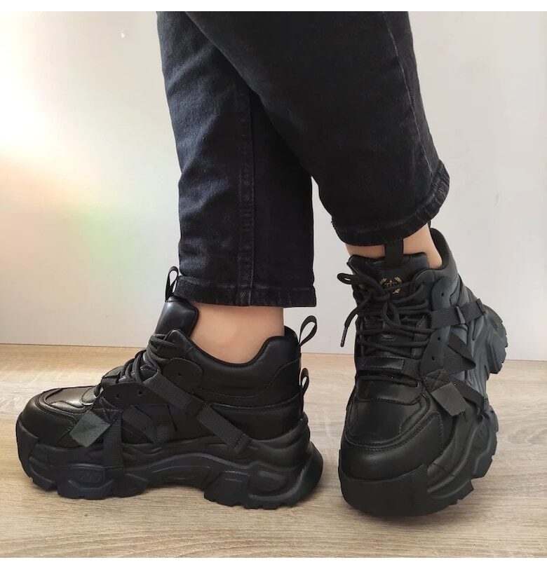 Ежедневни черни дамски боти  H923-3 - черни FRANCO GERARDO