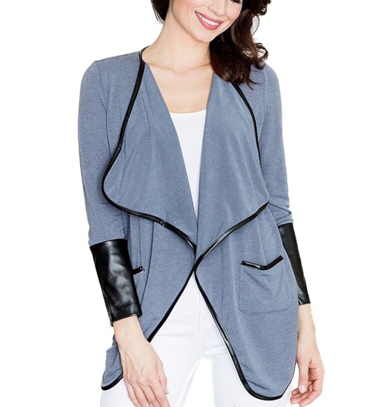 Ежедневно дамско яке Gwendovien K112 сиво - Сив Lenitif