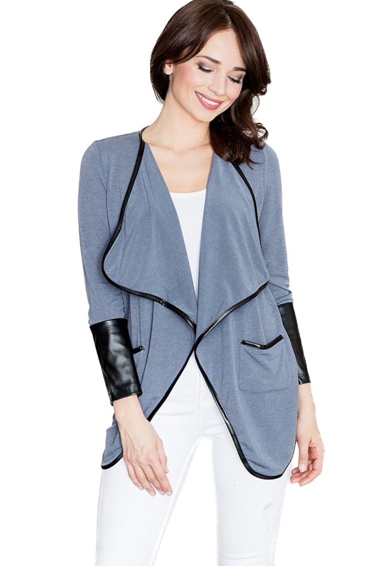 Ежедневно дамско яке Gwendovien K112 сиво - Сив Lenitif