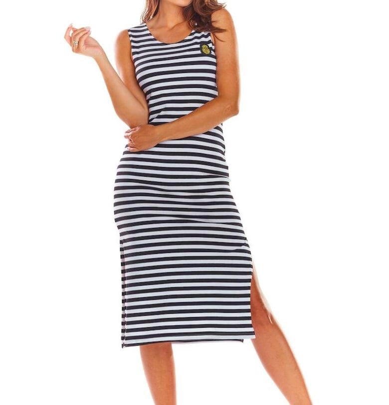 Еластична миди рокля с цепка InfiniteYou