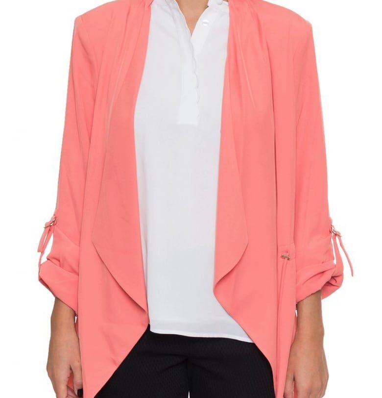 Елегантен блейзър  S13JG951 - Розово CALVIN KLEIN