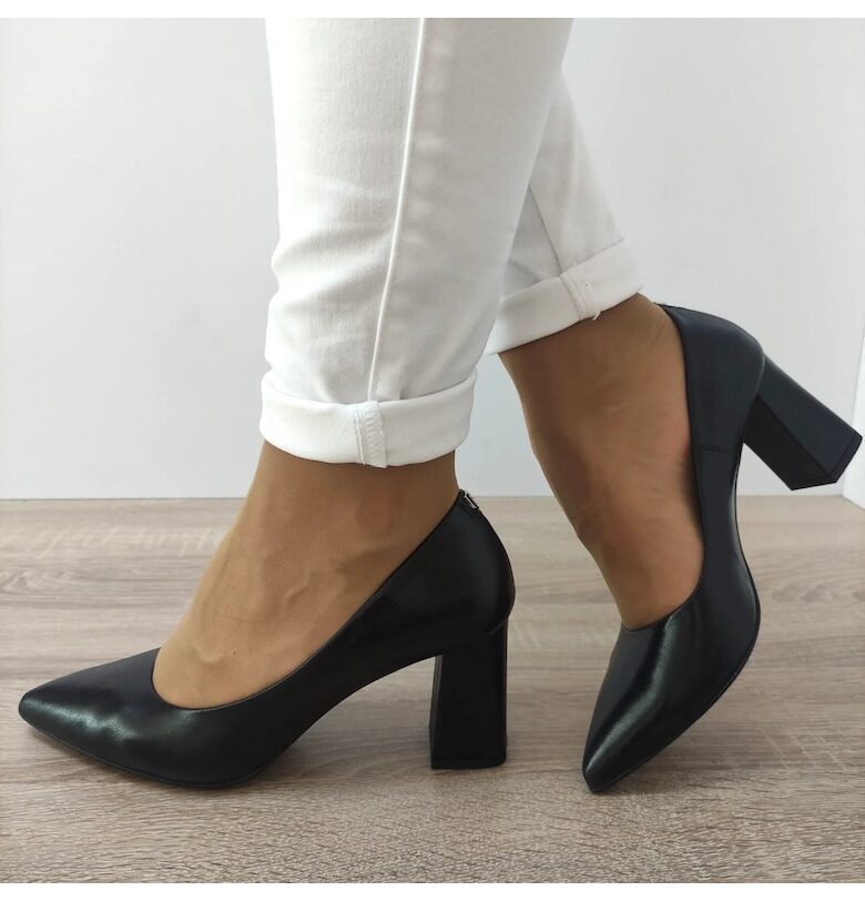 Елегантни дамски обувки  20217 1764 Black - Черни Sala