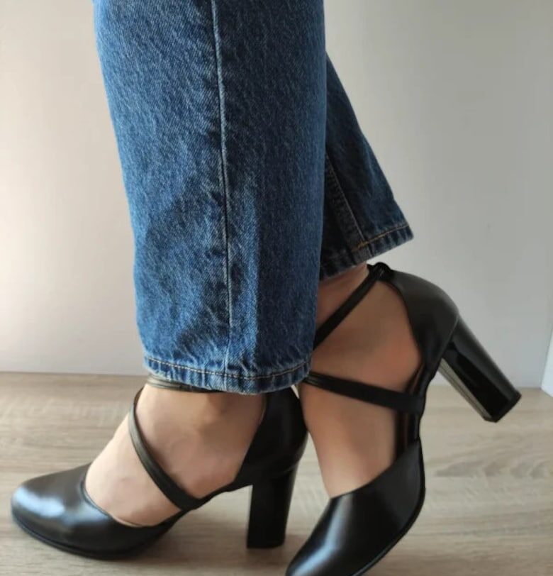 Елегантни дамски обувки  27336 Черни - Черни - Antonio