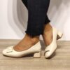 Елегантни дамски обувки  508-12 Cream - 37 - Cream FORMAZIONE