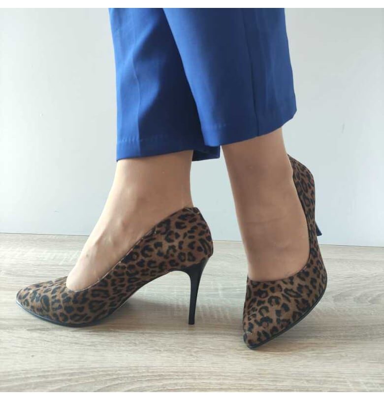 Елегантни дамски обувки Antono 3527 Leopard - Леопард Antonio