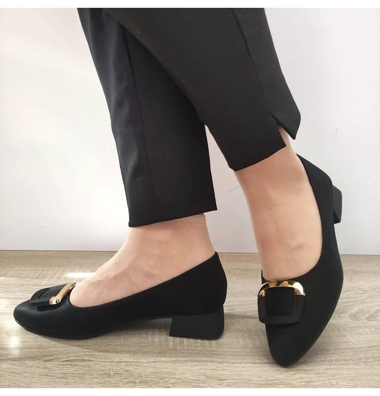 Елегантни дамски обувки  Tp229 Black - черни FORMAZIONE