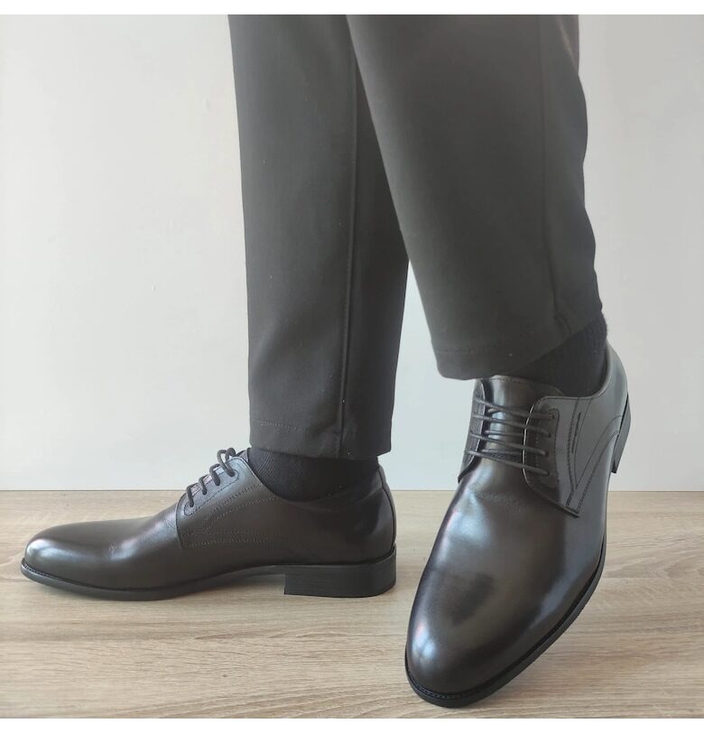 Елегантни мъжки обувки  2768-1 Black - черни ELDEMAS