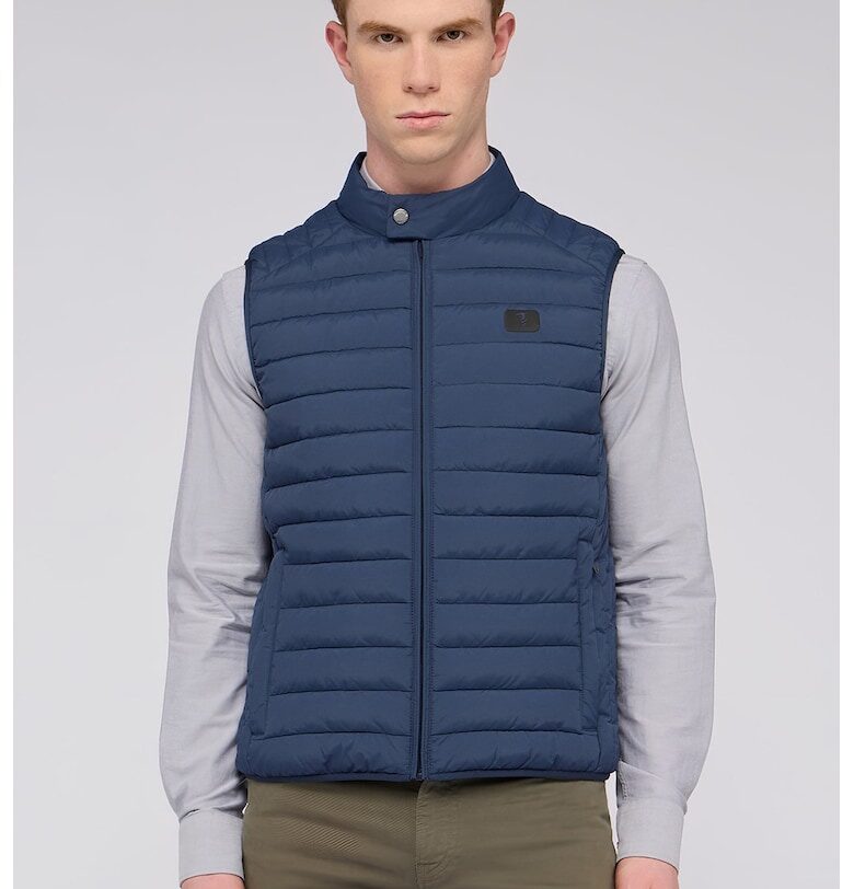 Елек с капса на яката - Тъмносин Trussardi