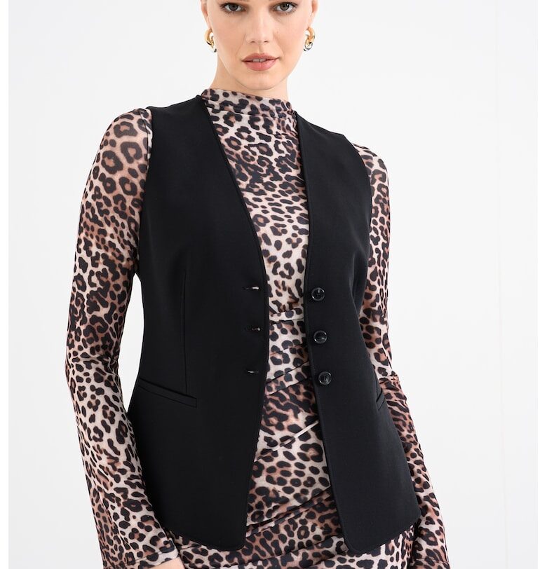 Елек с копчета - Черен BOSS