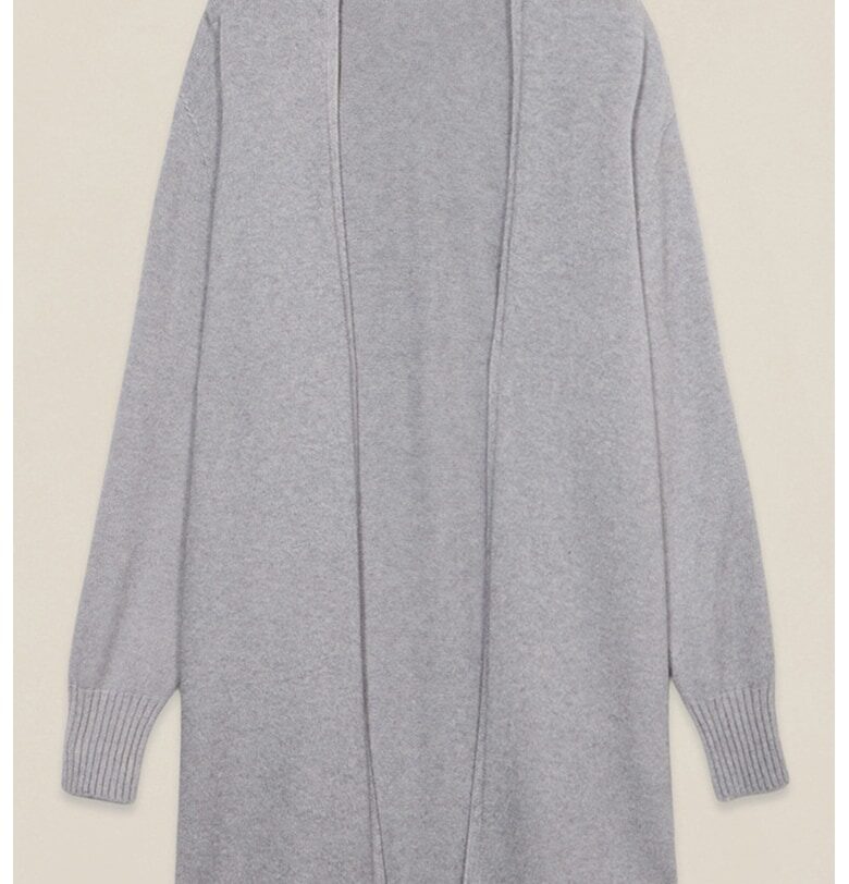 Жилетка без закопчаване - Светло сив Oltre