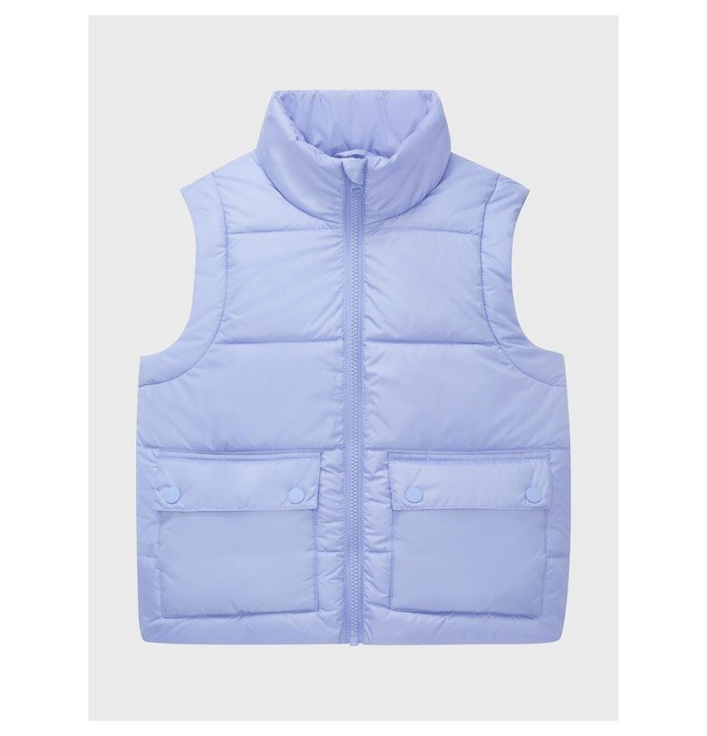 Жилетка за момичета -  300599273 - полиестер - Син Tom Tailor