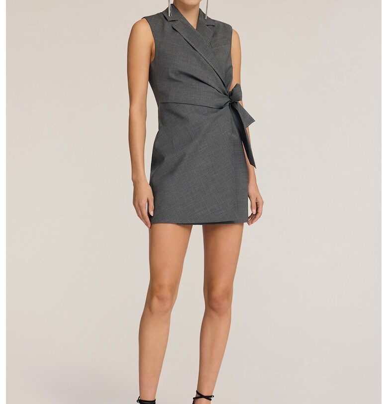 Застъпена рокля с вълна Motivi