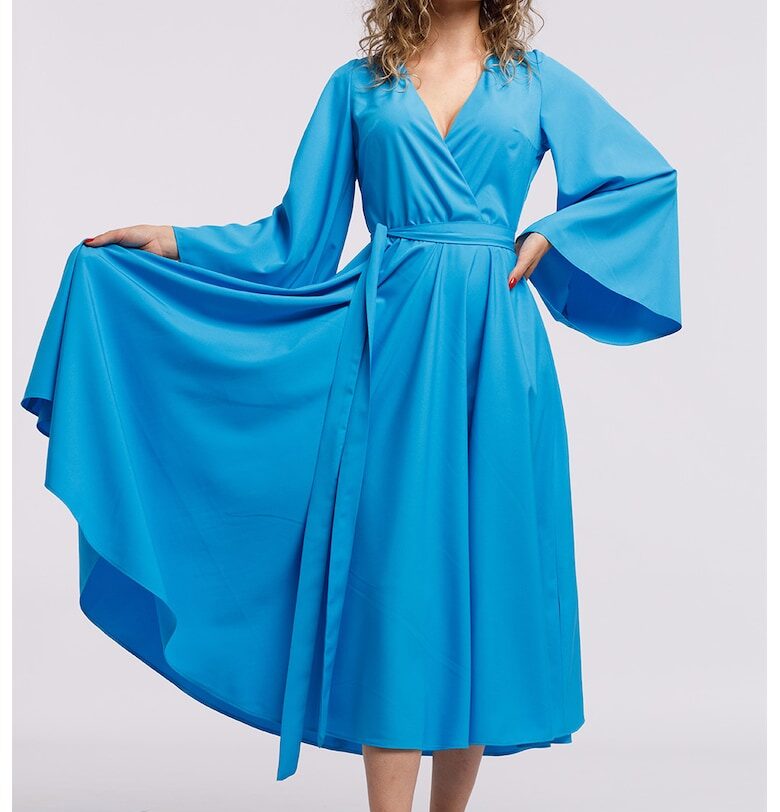 Застъпена шпиц рокля CAMISSI