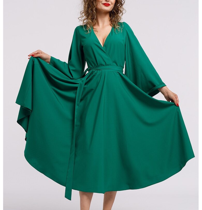 Застъпена шпиц рокля CAMISSI