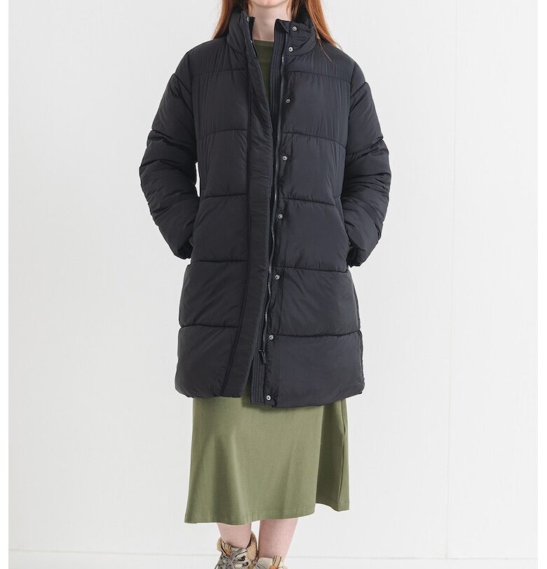 Зимно ватирано яке с яка - Черен Pepe Jeans London