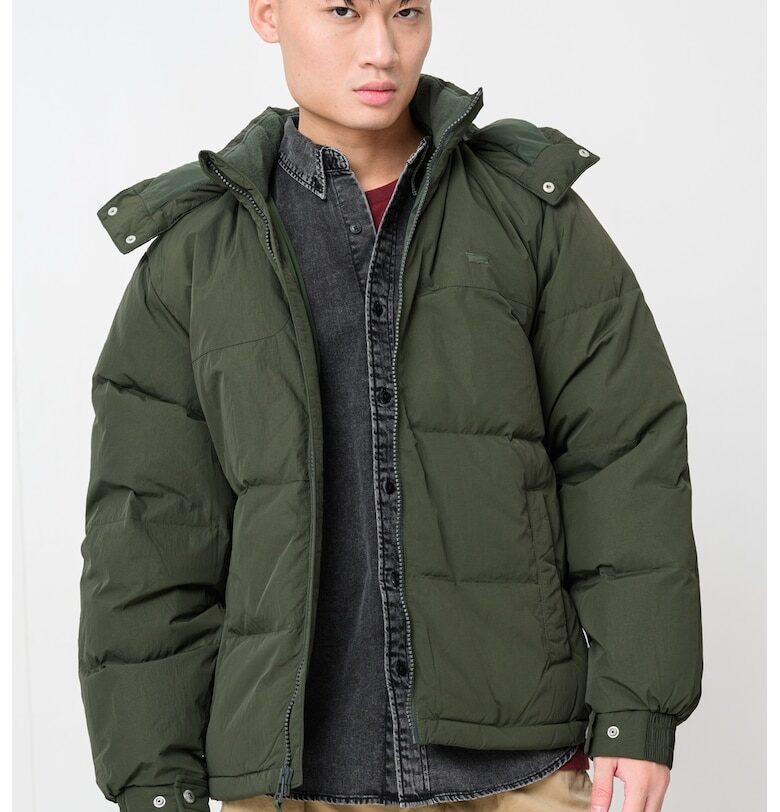 Зимно водоустойчиво пухено яке Rockridge - Зелен Levis