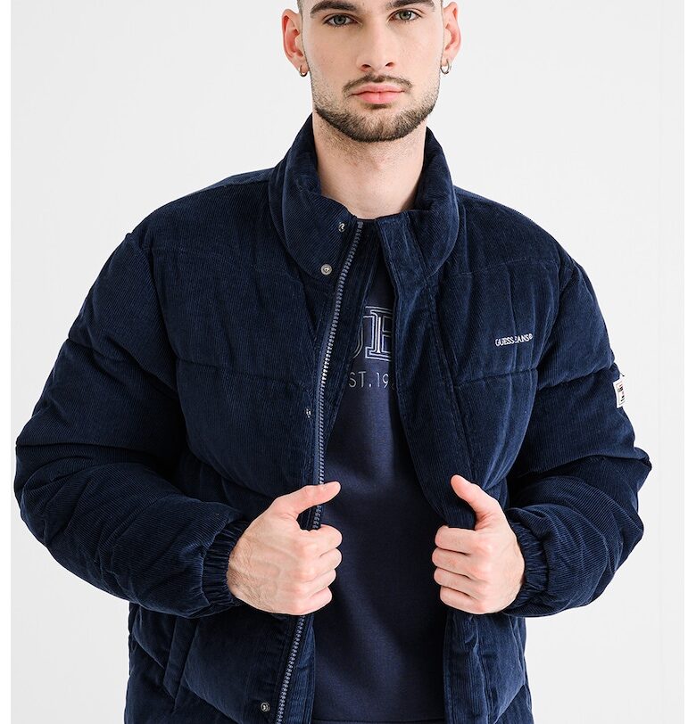 Зимно джинсово яке - Тъмносин GUESS JEANS