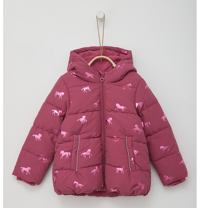 Зимно капитонирано яке с качулка sOliver