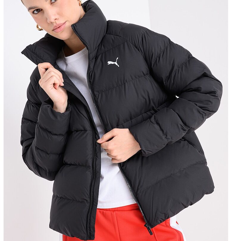 Зимно непромокаемо яке с ръкави реглан - Черен Puma