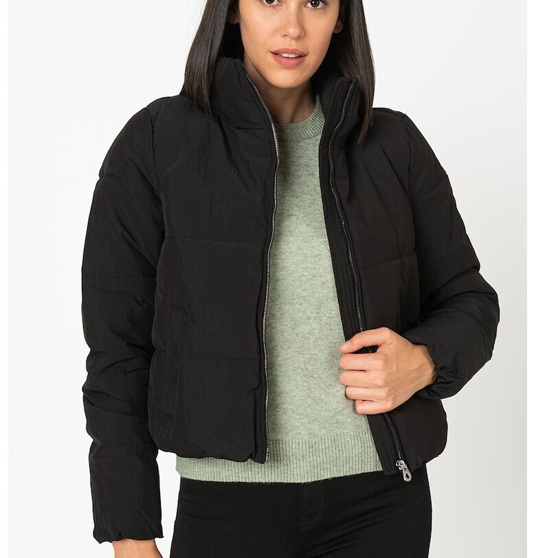 Зимно пухено яке Dolly с висока яка - Черен Only