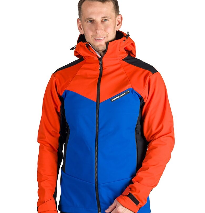Зимно яке Aurelian за хайкинг и трекинг - Червен/Син NORTHFINDER